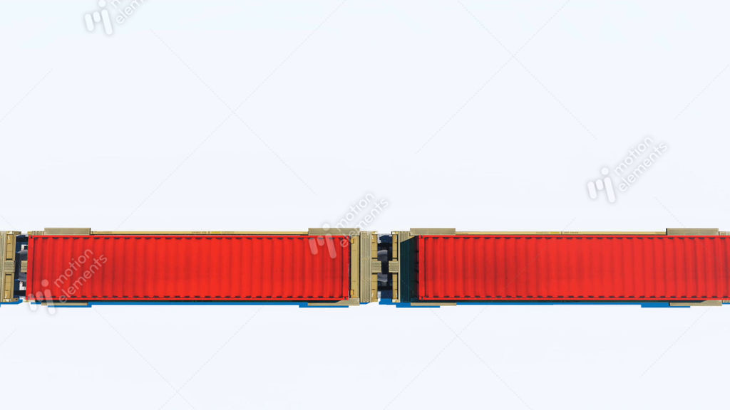 Container Train Animation MotionElements
