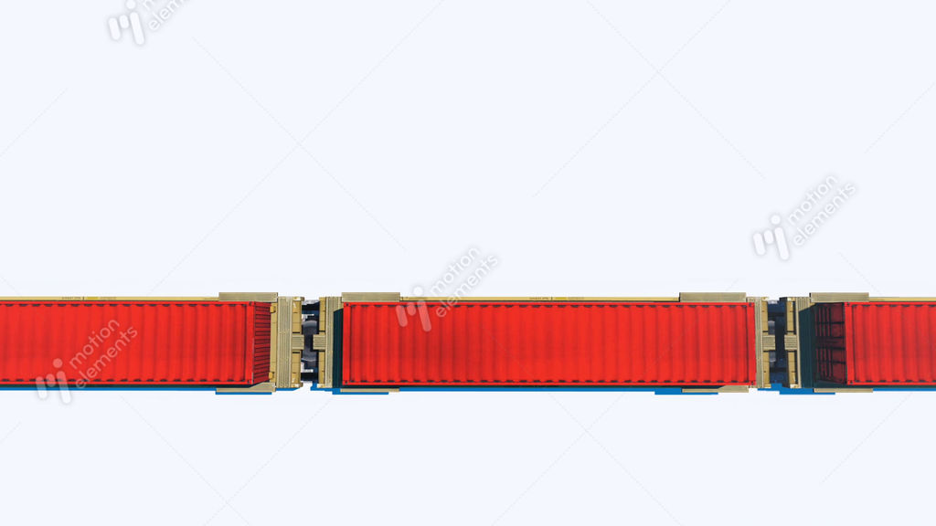 Container Train Animation MotionElements