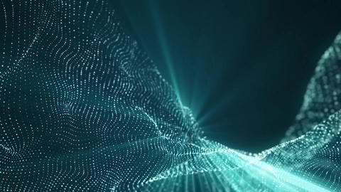 Particles Motion Background