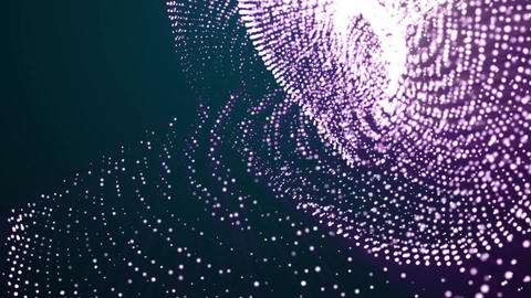 Particles Motion Background