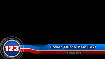 after effect lower third template