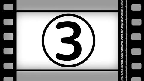 Count Down Animation, motion picture film