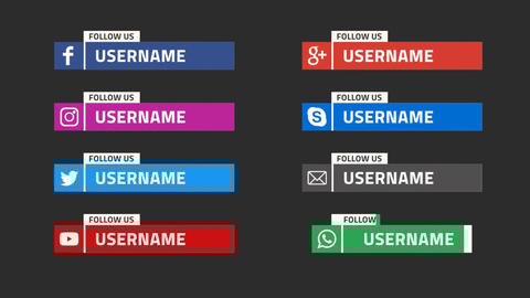 Social Media Lower Thirds